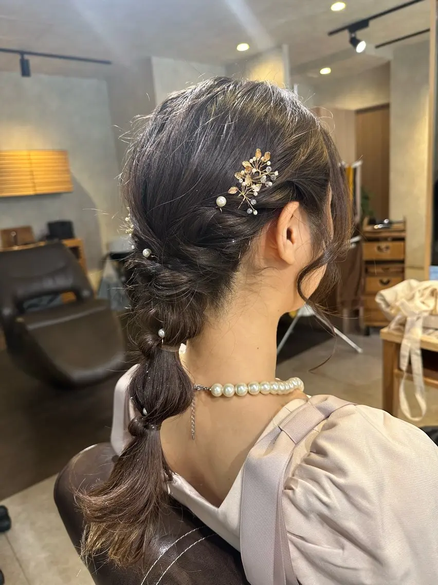 ヘアアレンジ ヘアセット 🦋艶モテカラー/ヘ アセット🦋YURIのヘアスタイル