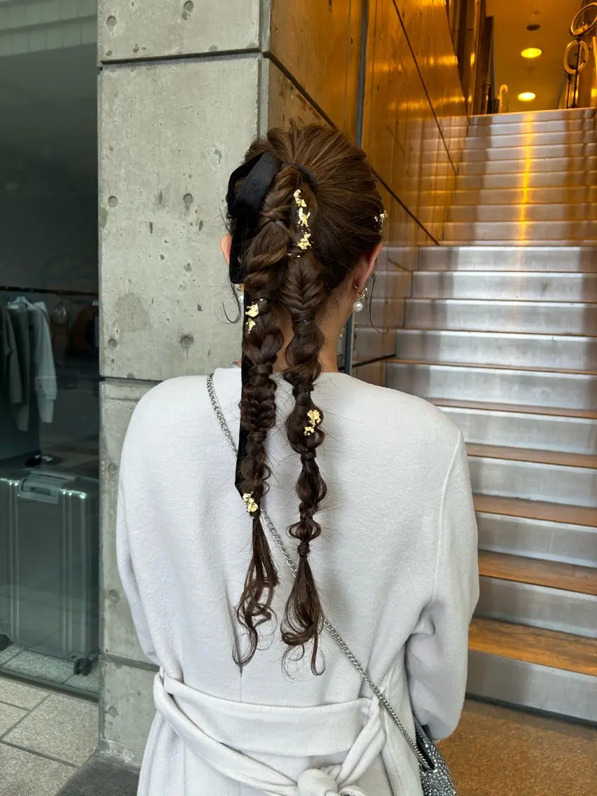 ロング ヘアアレンジ ヘアセット SHICUNE /ミホのヘアスタイル