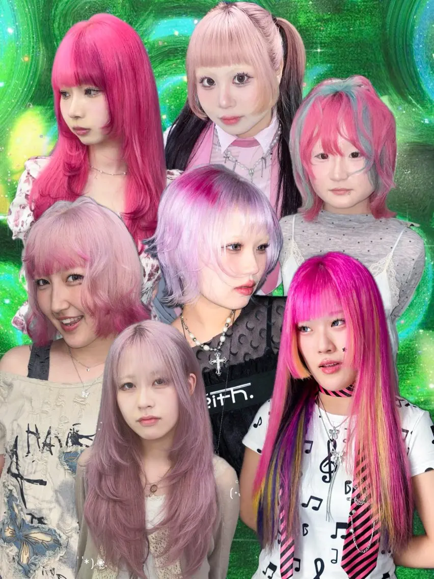 ミディアム カラー ヘアカラー デザインカラー /rioのヘアスタイル