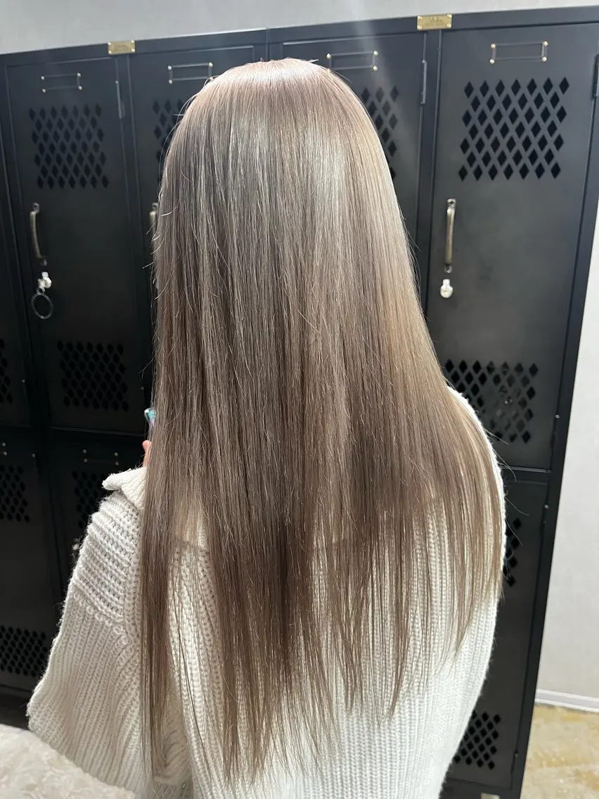 カラー ベージュカラー 【‪カット550円】 🌟ユズハのヘアスタイル
