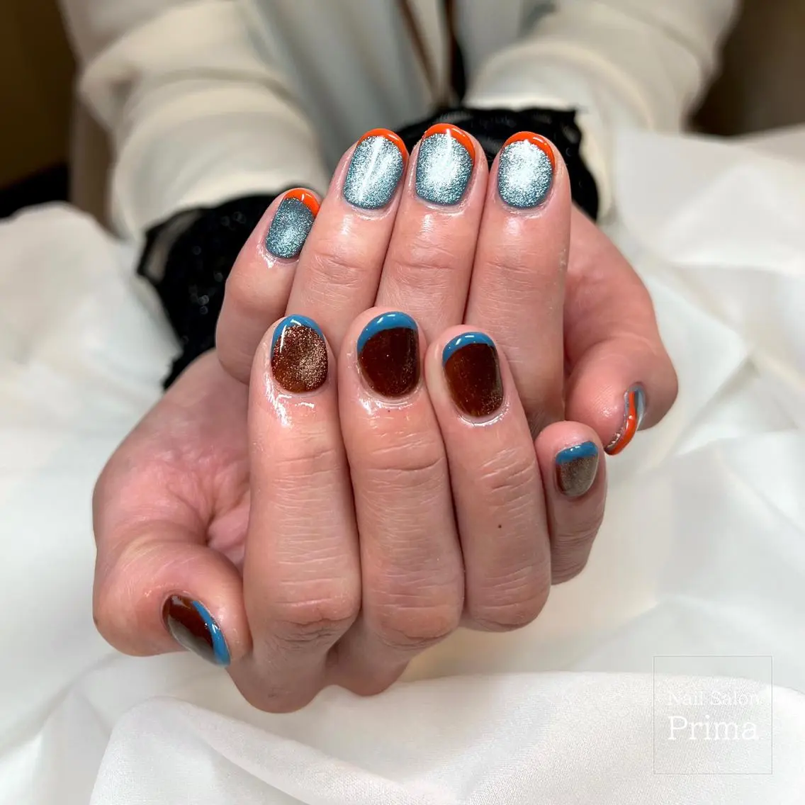 ミディアム ネイル SalonPrima 西院Nail&Eyeのネイルデザイン