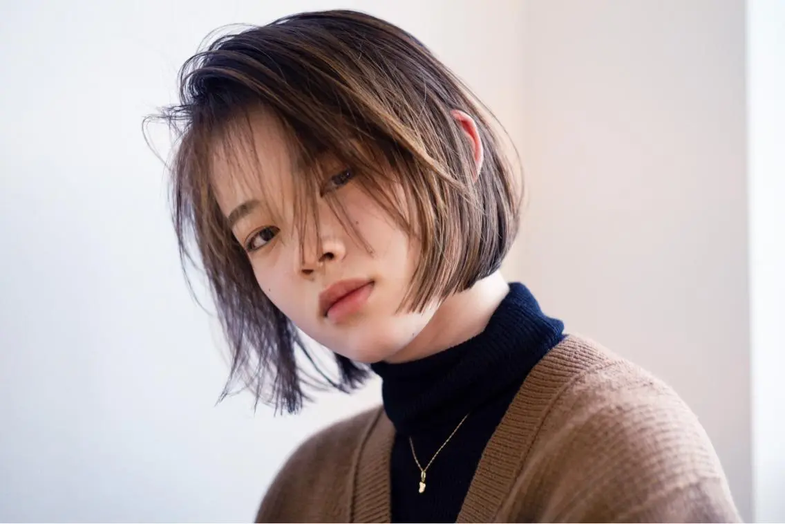 艶カラー＋トリートメント¥6500の写真