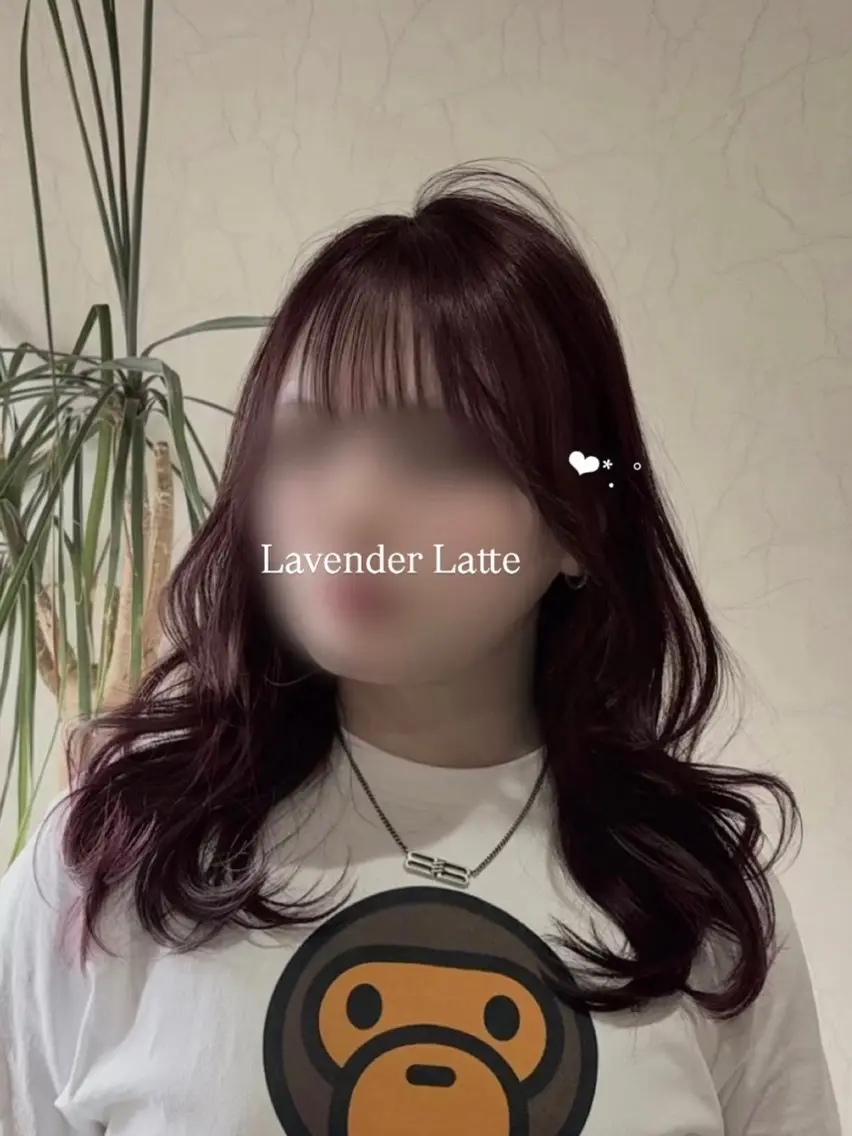 セミロング ヘアカラー ヘアセット Sky Momoのヘアスタイル