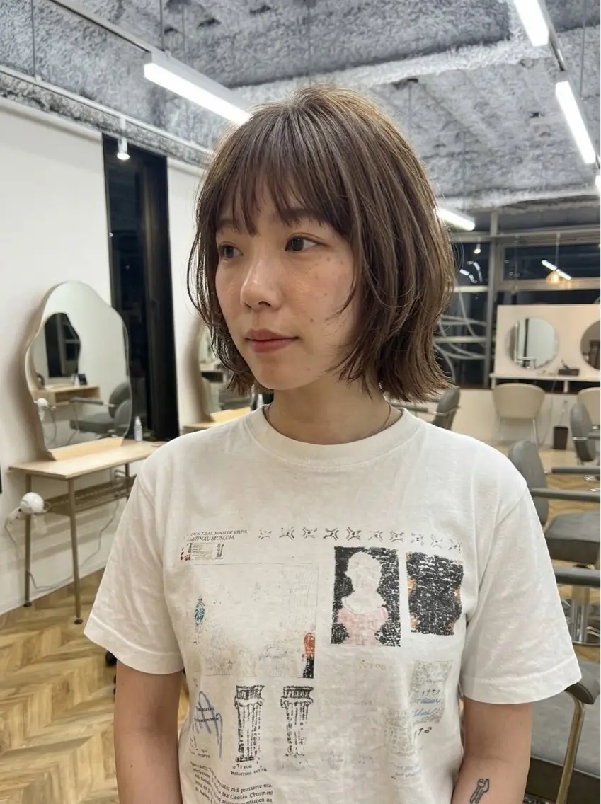 ショート カット ヘアカラー トリートメント 口コミ150件超え 💬☘️笹岡航太のヘアスタイル