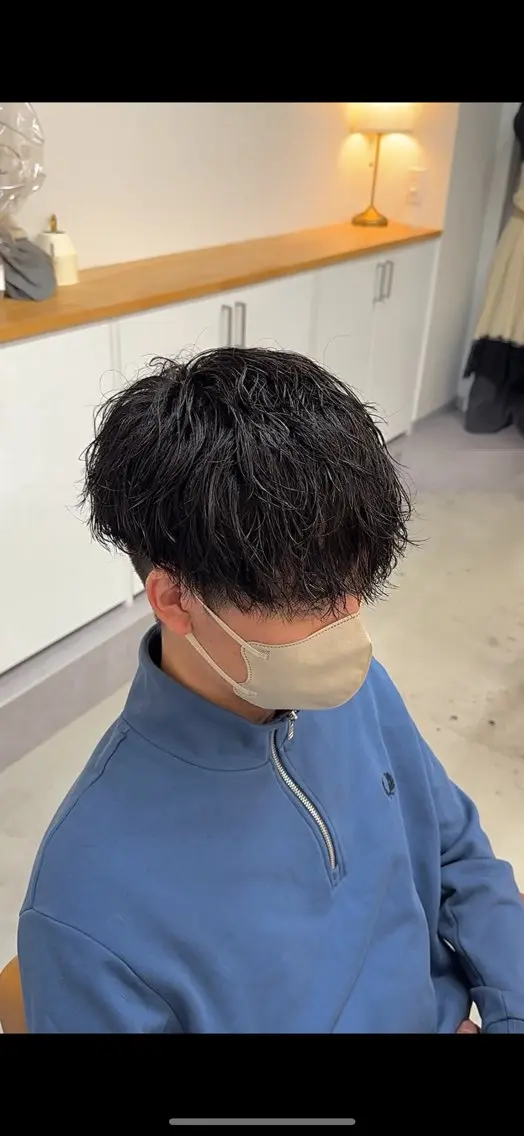 パーマ メンズ マッシュ メンズ特化/ 黒須輝昌のヘアスタイル