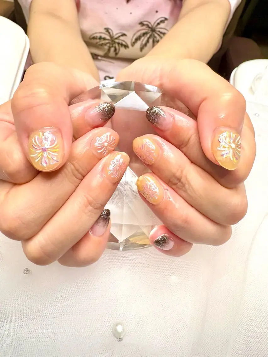 ネイル ハンドネイル 新宿マグネット Mii Nailのネイルデザイン