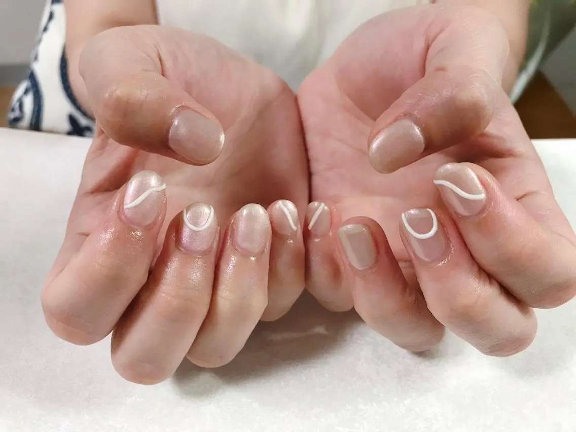 ネイル シンプルネイル kikinail 溝の口のネイルデザイン