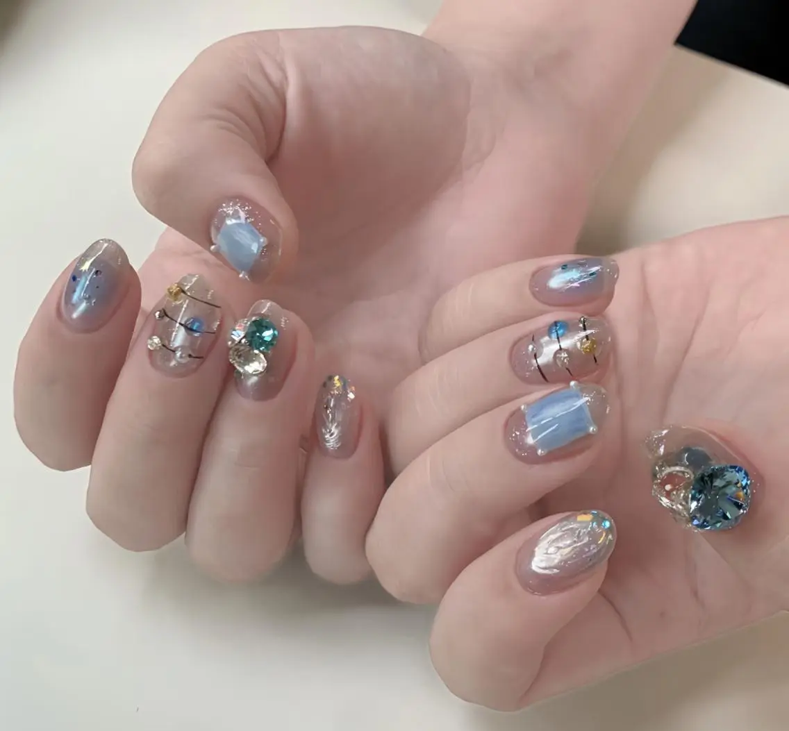 ネイル ハンドネイル ハンドケア 🍑 momo_nailのネイルデザイン