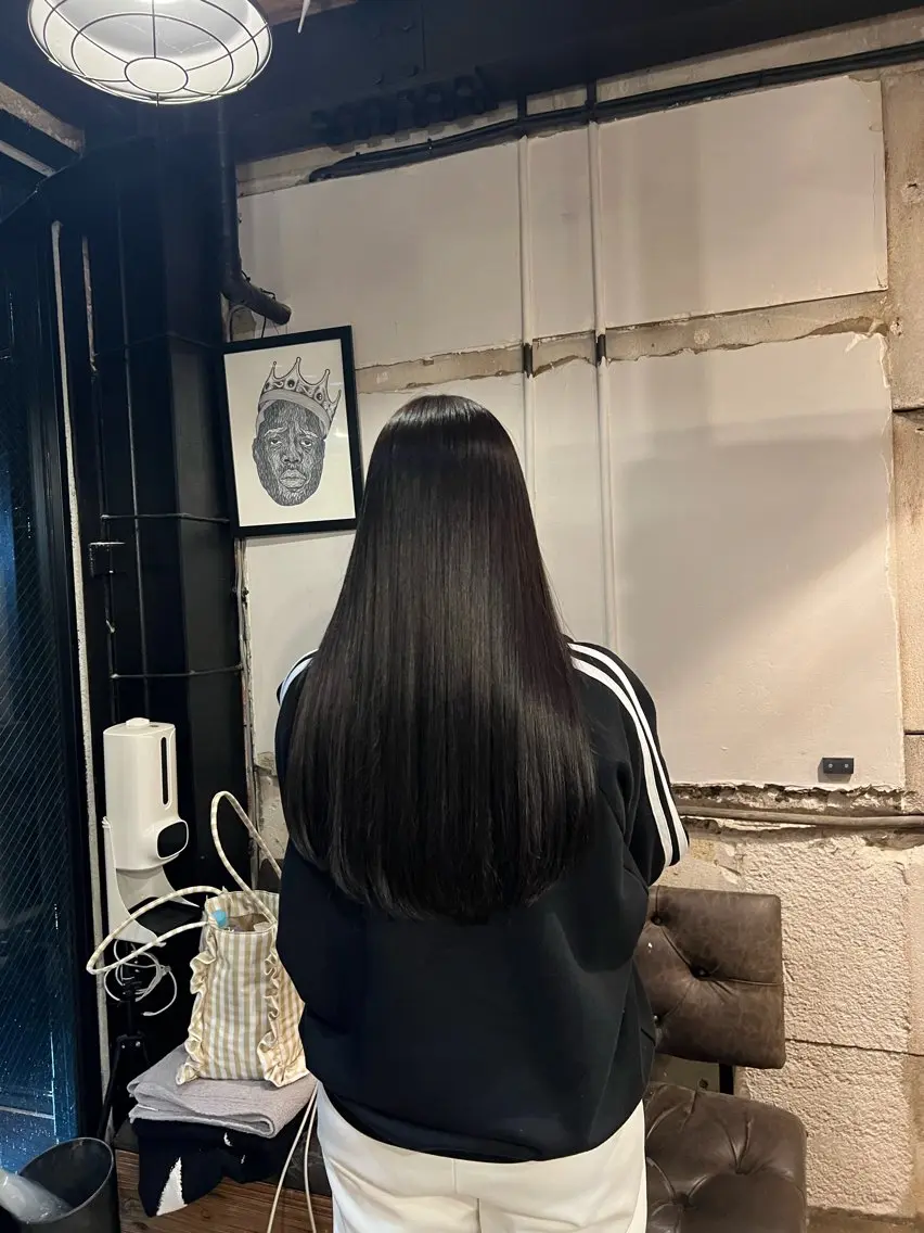 ロング パーマ ストレートパーマ 【完全マンツー 恵比寿】佐藤 翔のヘアスタイル