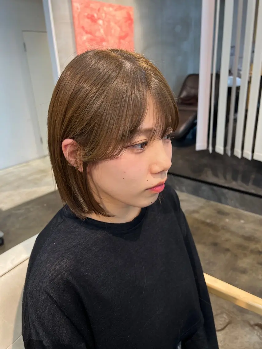 ショート カラー カット ヘアカラー くまざき なな /パーマモデル募集中のヘアスタイル