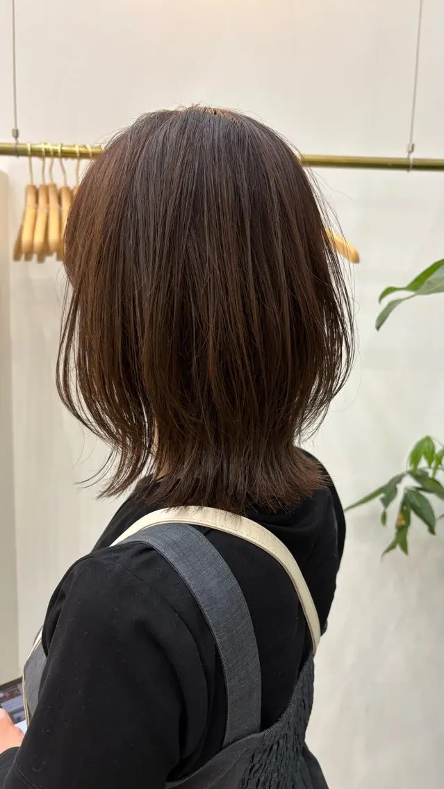 ミディアム 彦坂 柚羽のヘアスタイル