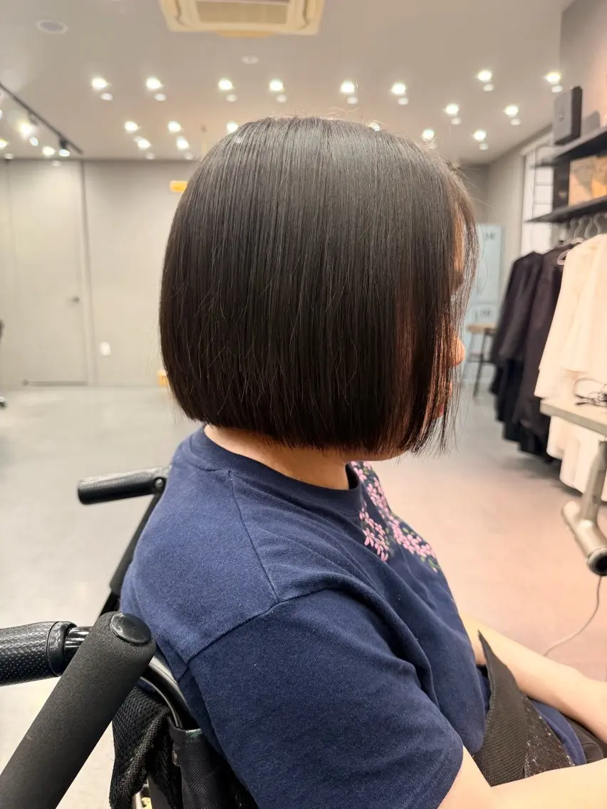 ヘアアレンジ ボブ 難波 海のヘアスタイル