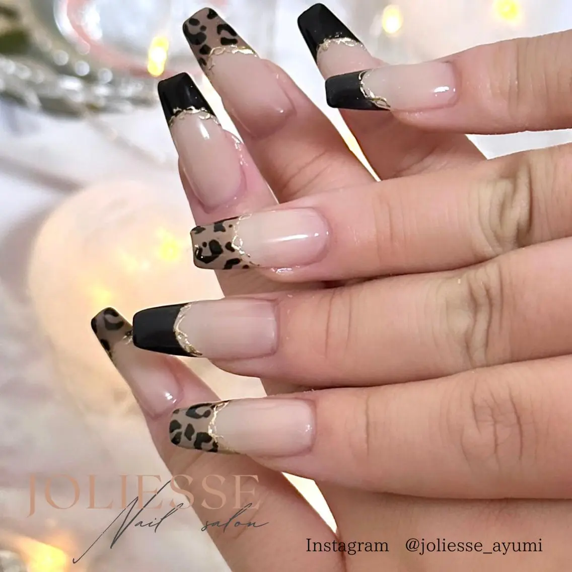 ネイル フレンチネイル ハンドネイル JOLIESSE Ayumiのネイルデザイン