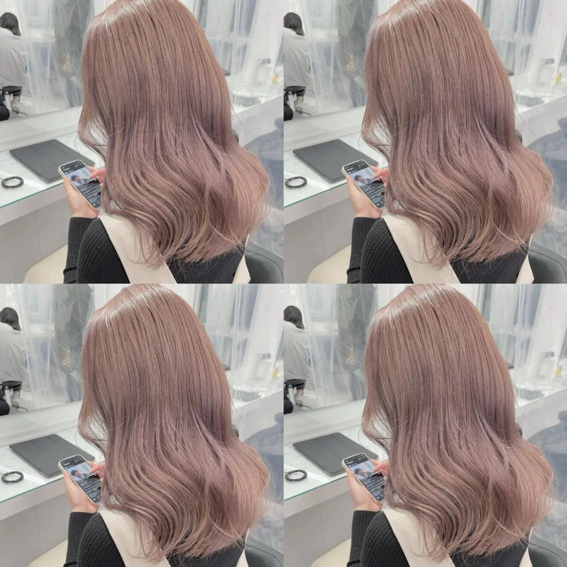 セミロング カラー ブリーチなしカラー/ レイヤー🎀天神のヘアスタイル