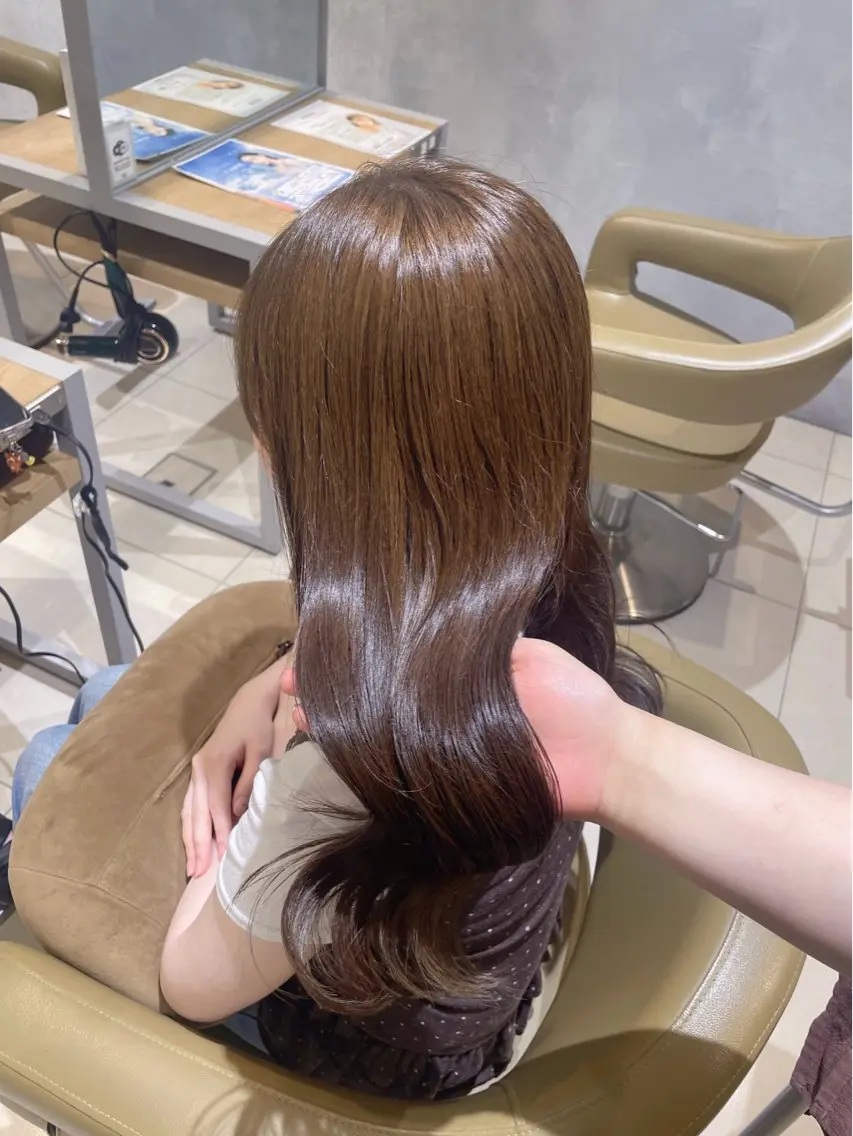 ロング カラー ヘアカラー 🌷透明感カラー🍑 Miyu🪽のヘアスタイル