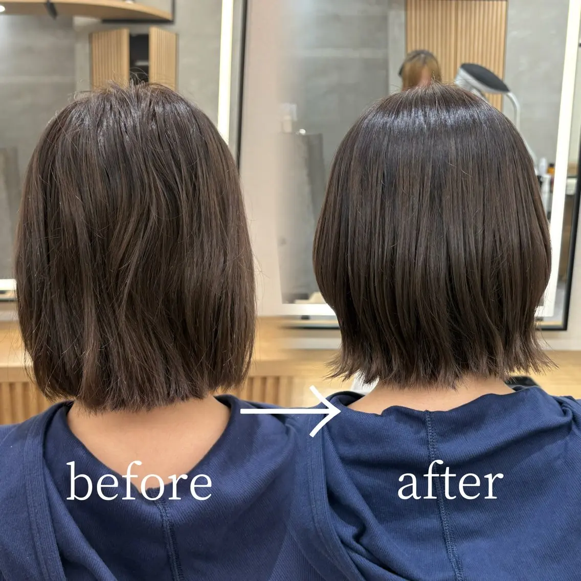 ショート カラー レイヤー🍀ボブ 浦和🍓YUIのヘアスタイル