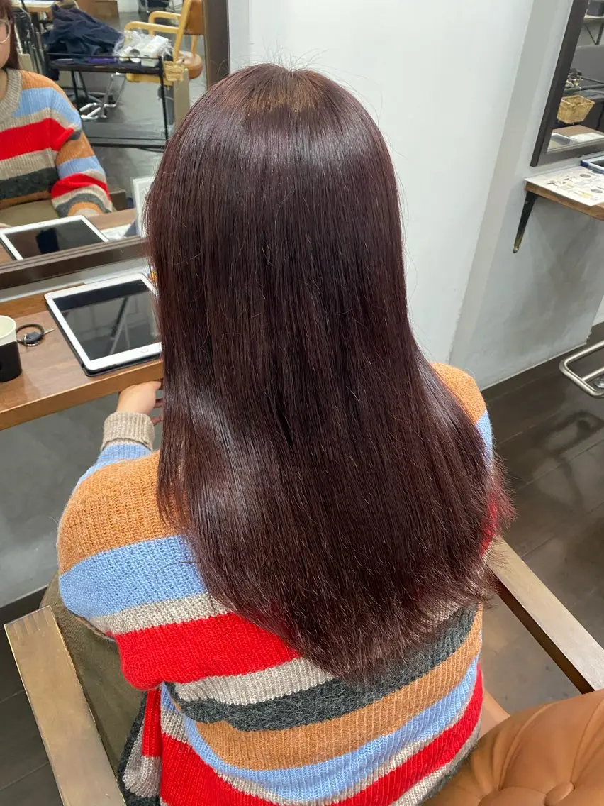 ロング カラー ヘアアレンジ 🍒ᩚ名駅/艶髪 縮毛矯正/あゆ🍒ᩚのヘアスタイル