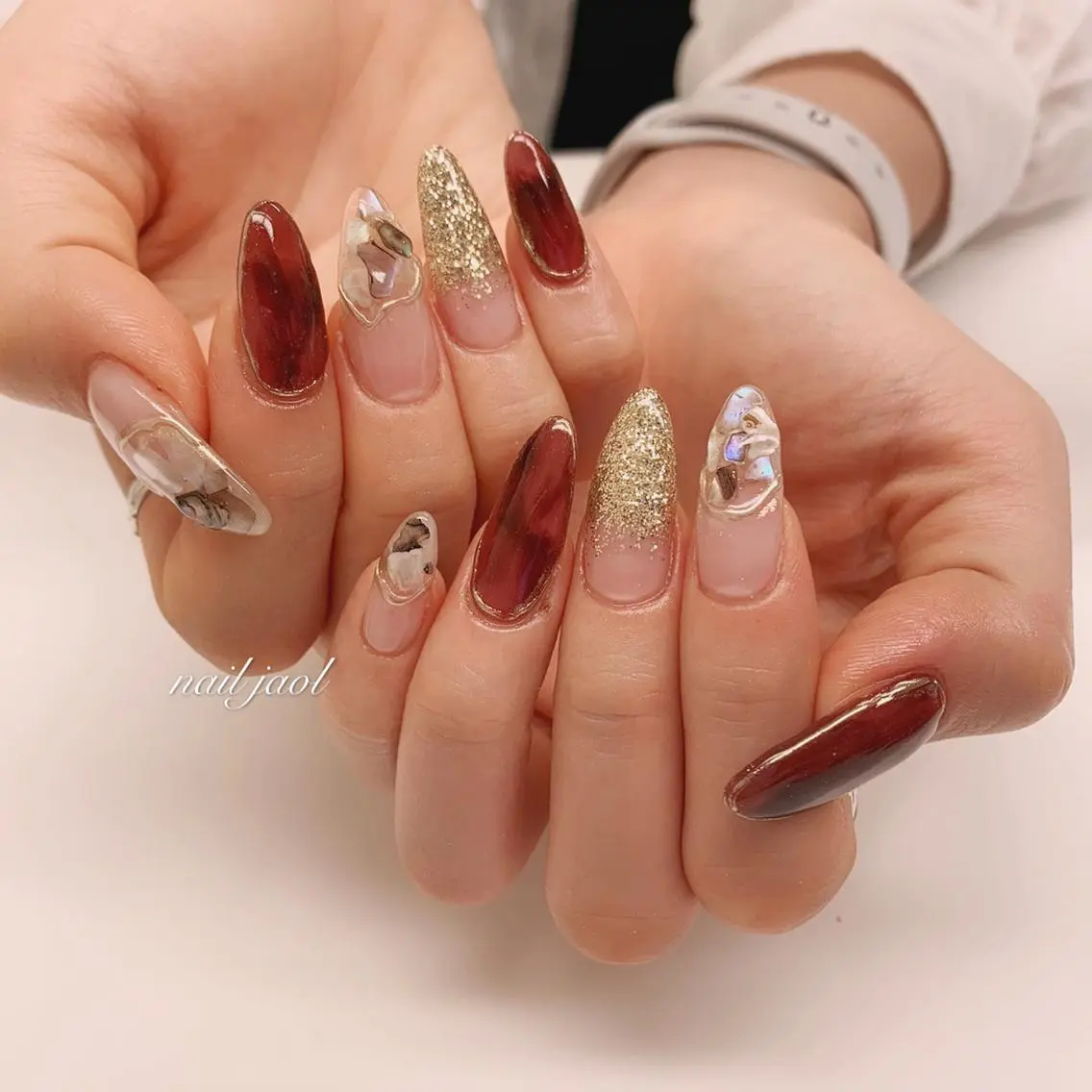 セミロング ネイルJaol 池袋のネイルデザイン