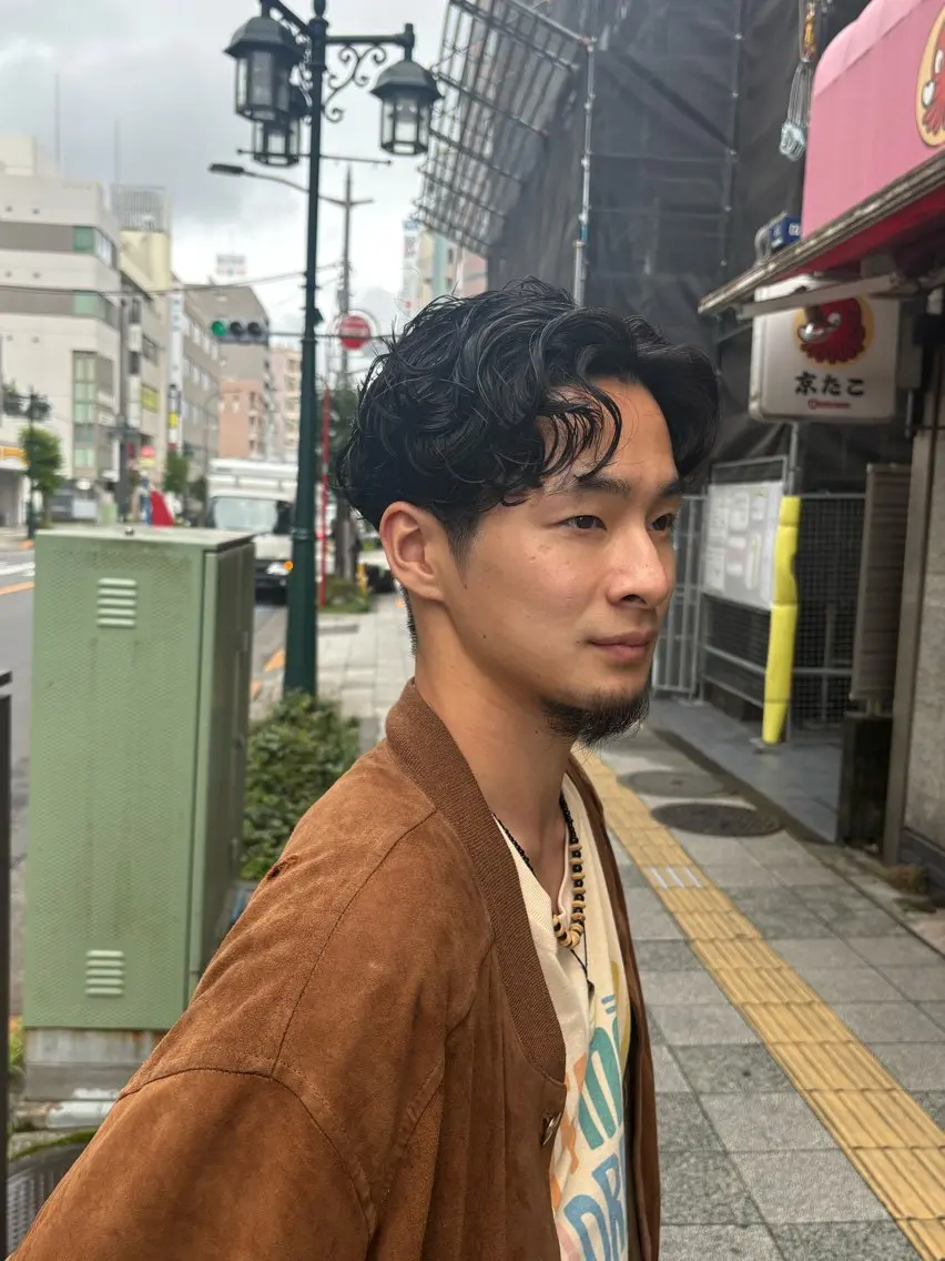 メンズパーマの写真