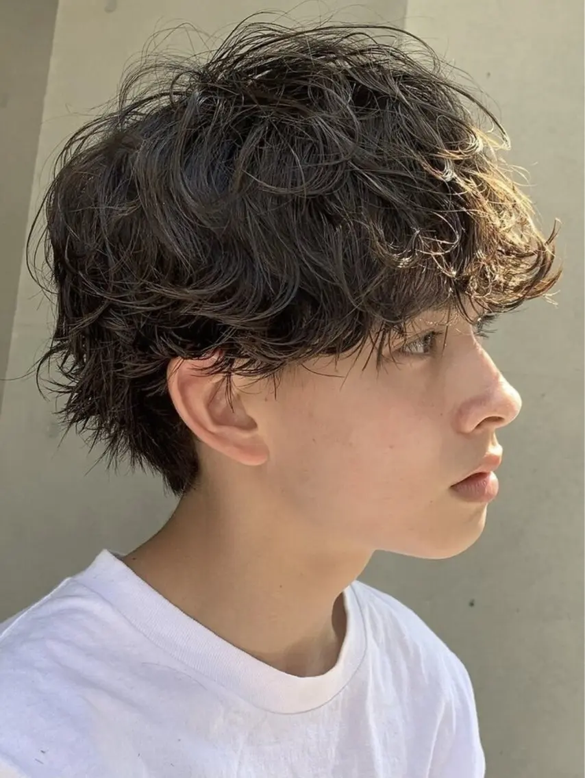 2番人気✌️⭐️ミニモ限定価格⭐️カット＋波巻きスパイラルパーマ🌊任してくれたら絶対カッコよくなります😎の写真