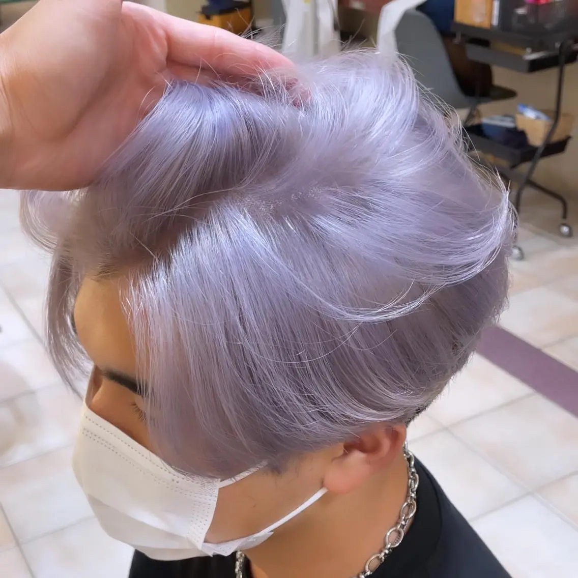ショート カラー ブリーチ ケアブリーチ ヘアカラー トリートメント tet 店長 RIKITOのヘアスタイル
