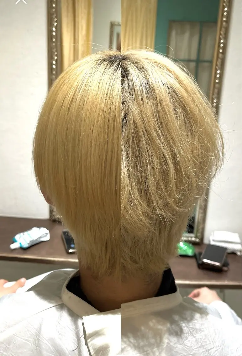 ショート 縮毛矯正 心斎橋酸性ストレート 🛼MATOI🛼のヘアスタイル