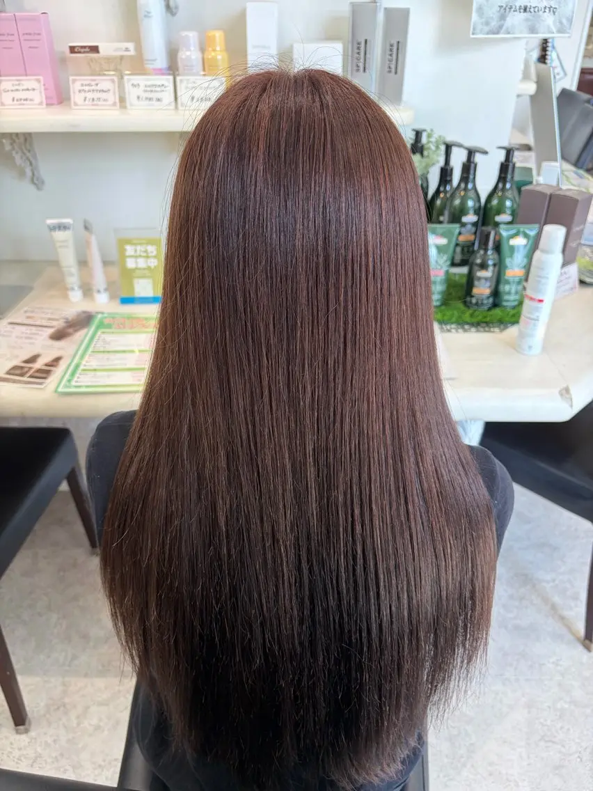 ロング カラー ヘアカラー 志村 梨帆のヘアスタイル
