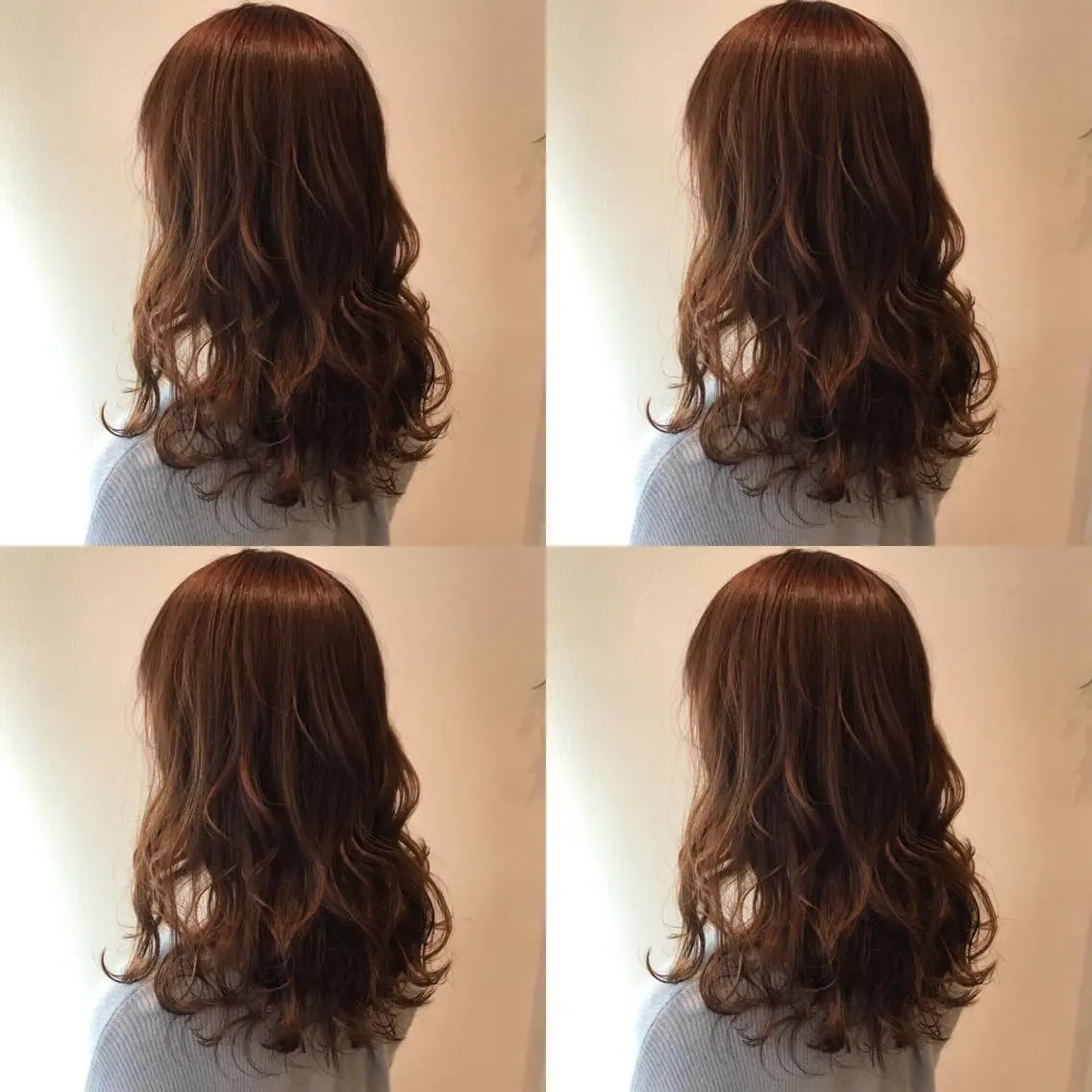 ミディアム カラー 【ツヤ髪カラー】本郷 星音のヘアスタイル