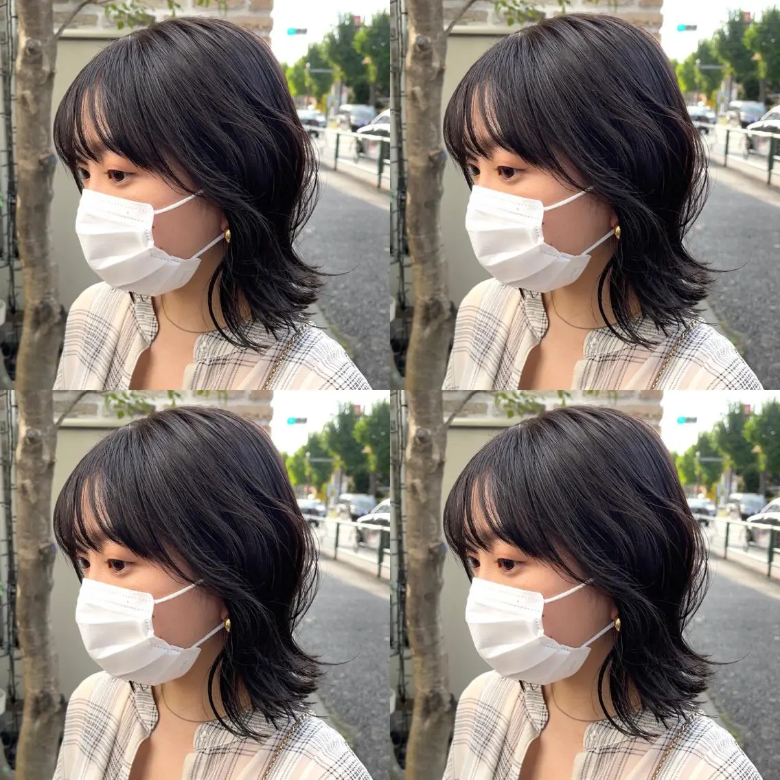 ショート 伸ばしかけ 似合わせカット 小顔カット カット ヘアカラー トリートメント ヘアセット 大人可愛い透明感🌟 小顔・韓国髪🌟野中のヘアスタイル