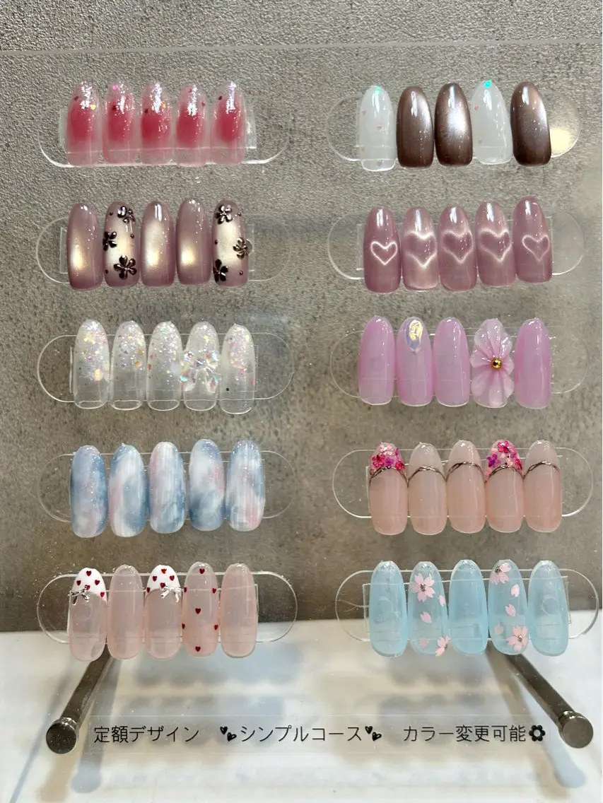 ネイル シンプルネイル ハンドネイル zina 守山店 ユウリのネイルデザイン