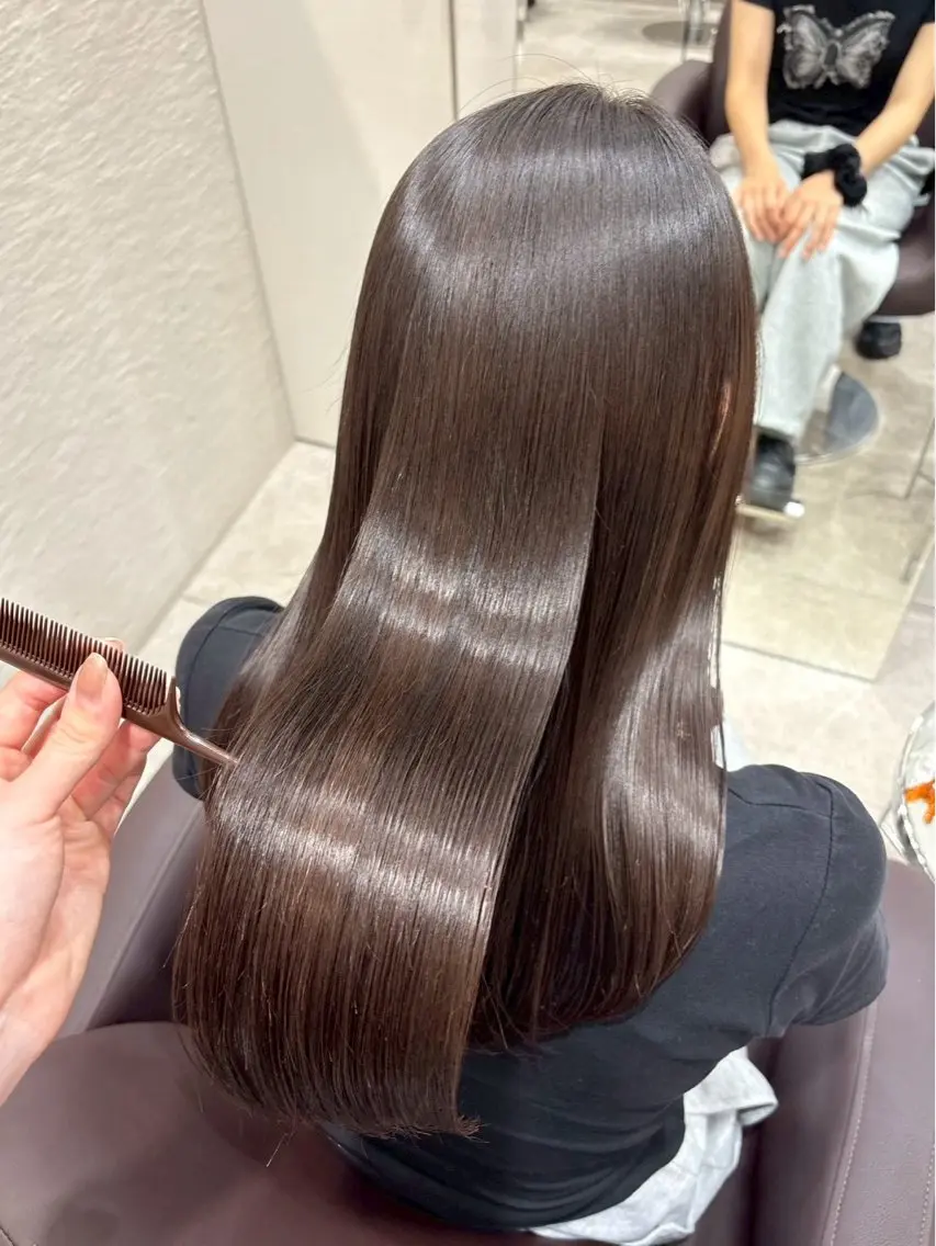 赤み消し×ケアカラーの写真