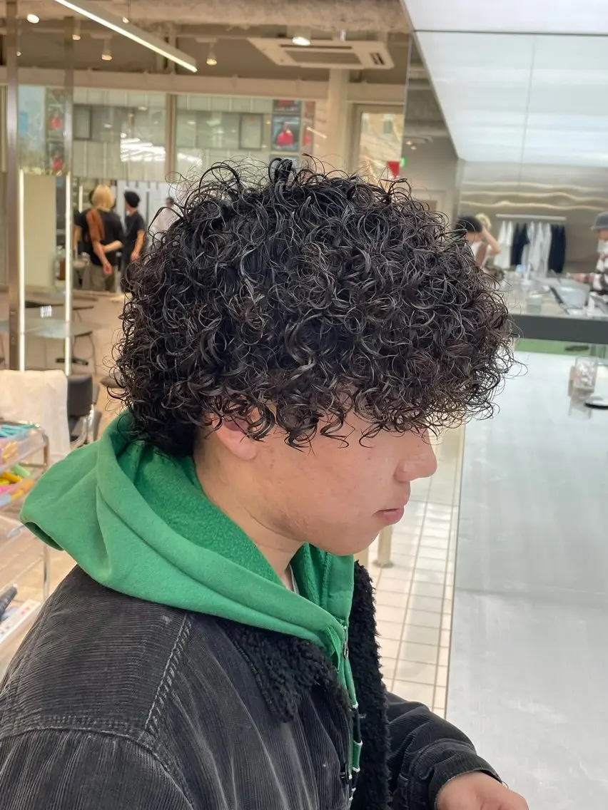 パーマ メンズ カット パーマ fifth 武正 琉生のヘアスタイル