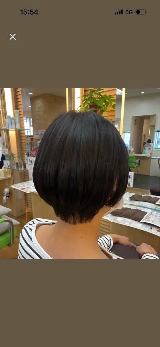 ショート カット 植野 陽菜のヘアスタイル