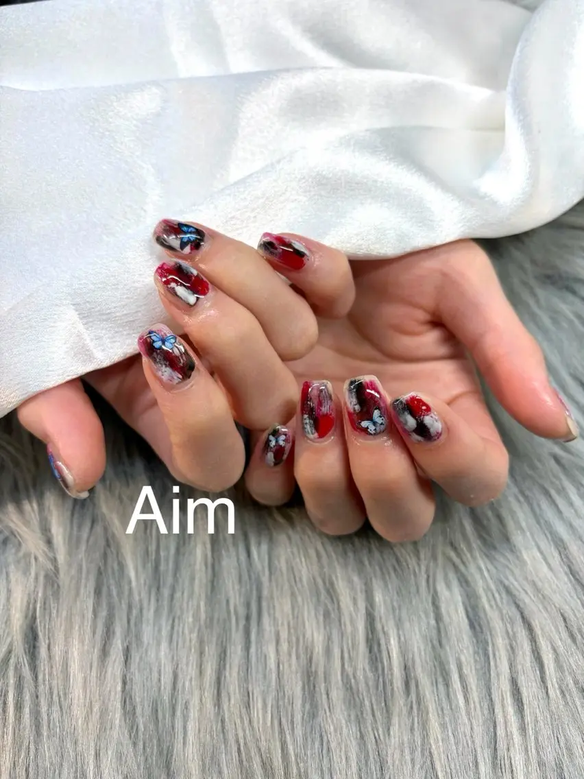 ネイル ハンドネイル Aim🌿 kanaのネイルデザイン