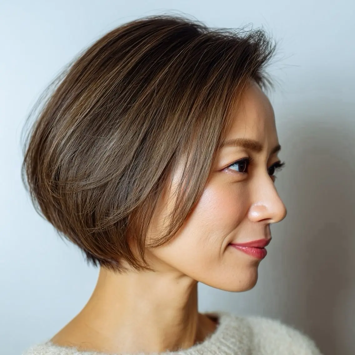 ショート ショートボブ 丸みショート ボブ 顔周りカット レイヤーカット カット ヘアカラー トリートメント 🌿京都丸みショート /小倉徒歩4分/多田のヘアスタイル