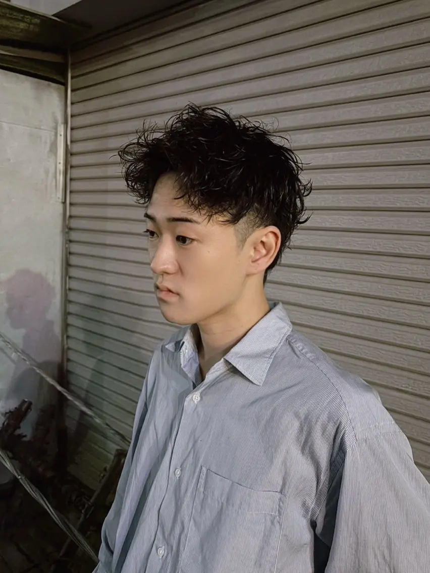 パーマ メンズ メンズパーマ カット パーマ 学生指名率No.1 YUTOのヘアスタイル