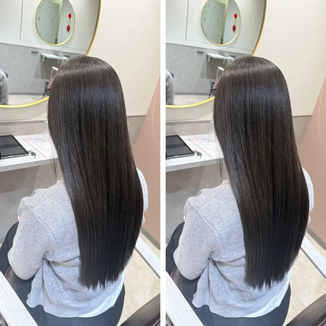 ロング カラー カット ヘアカラー 縮毛矯正 トリートメント 髪質改善カラー/銀座 /縮毛矯正/森田のヘアスタイル