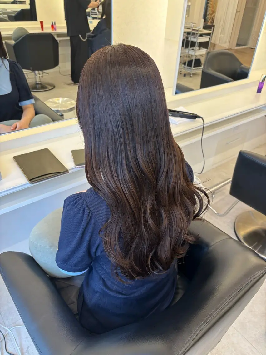 ロング カラー ヘアカラー parvemix平野 真央🎀💞のヘアスタイル