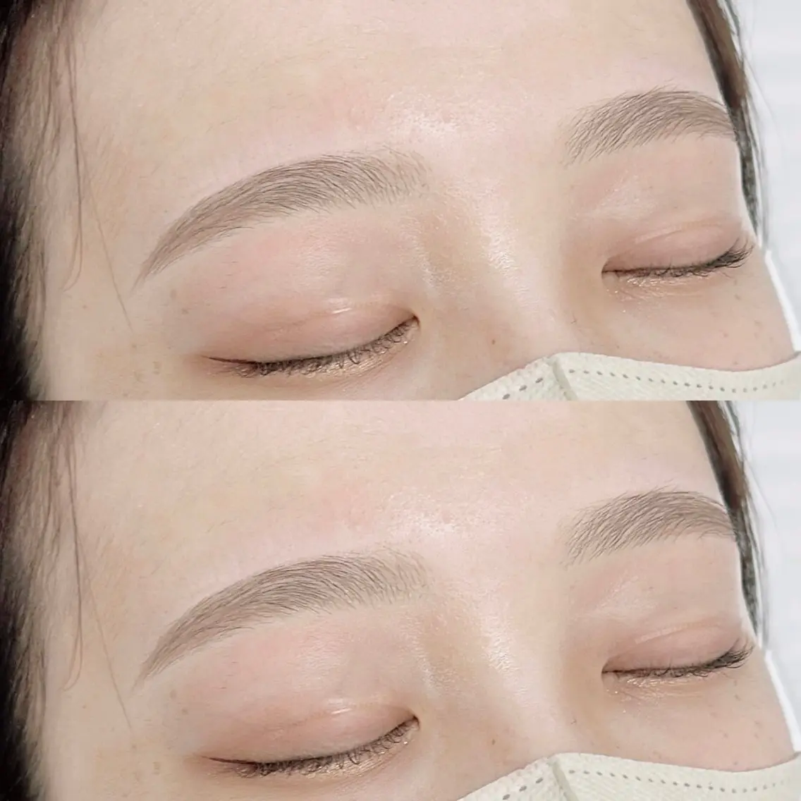 《ナチュラル眉🌱》美眉アイブロウWAX+間引き (メイク込)の写真