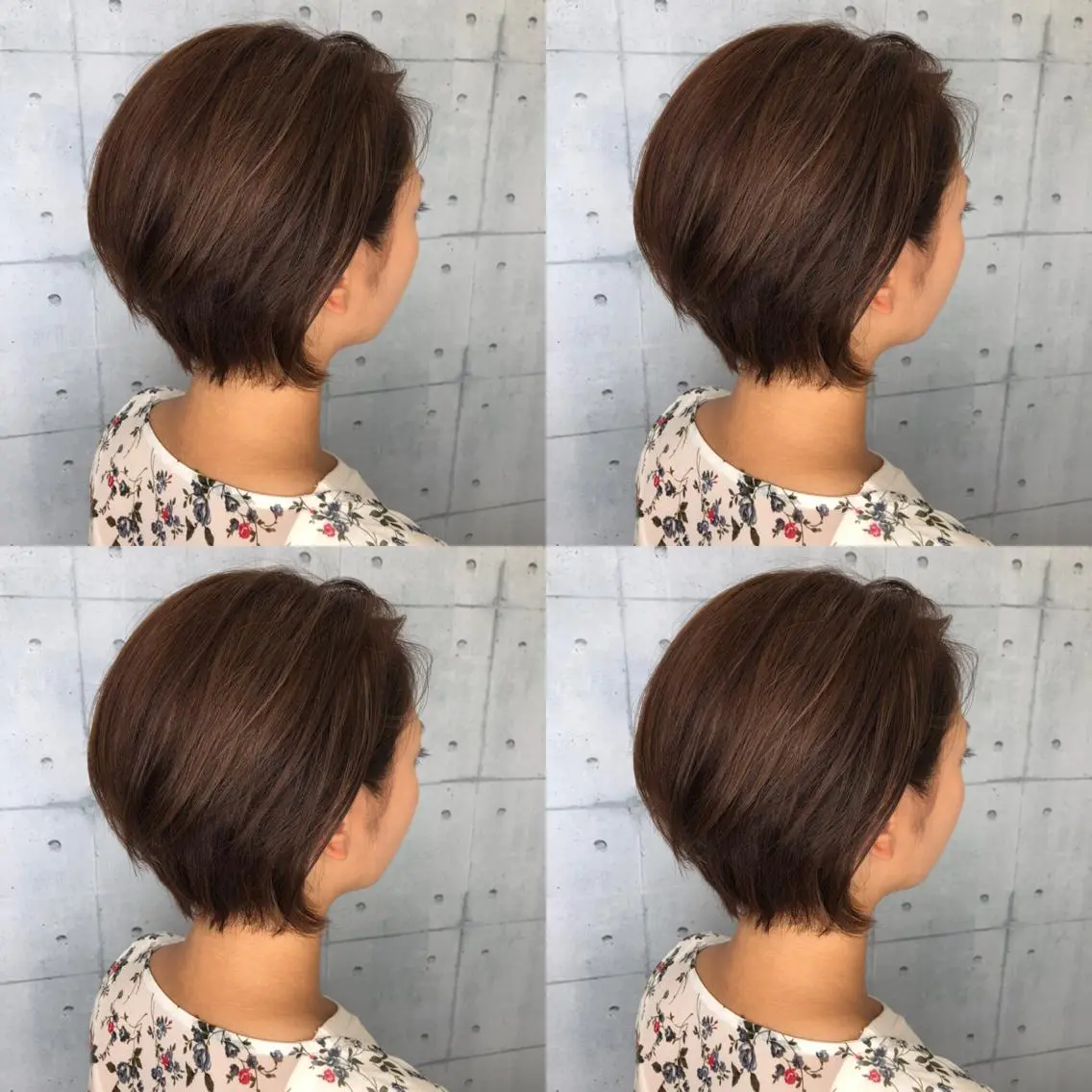 ショート 金沢 広美のヘアスタイル