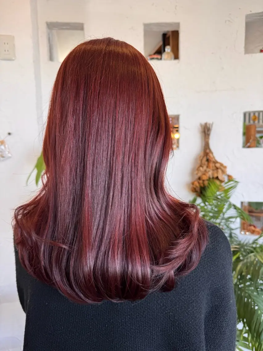 ロング カラー カット ヘアカラー トリートメント 🌸小掛🌸 豊橋外国人風カラーのヘアスタイル