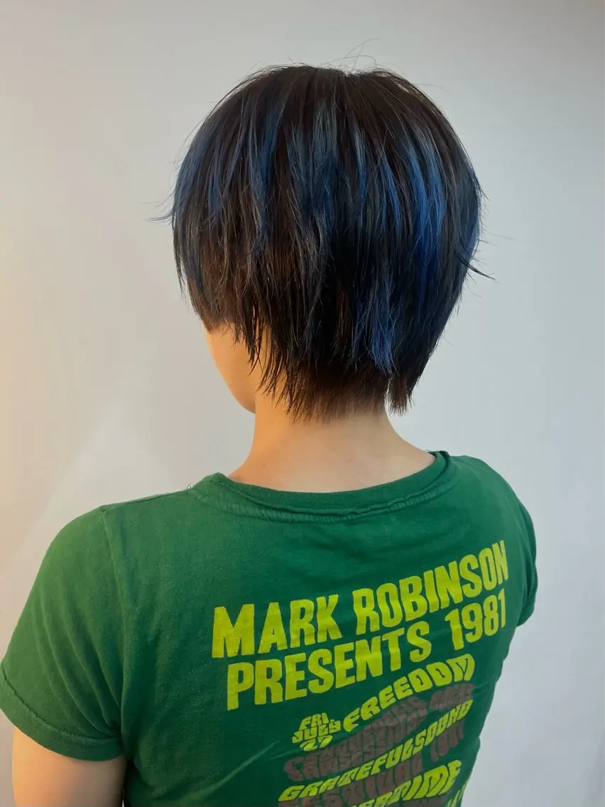 ショート カラー カット ヘアカラー トリートメント yuan tanakaのヘアスタイル