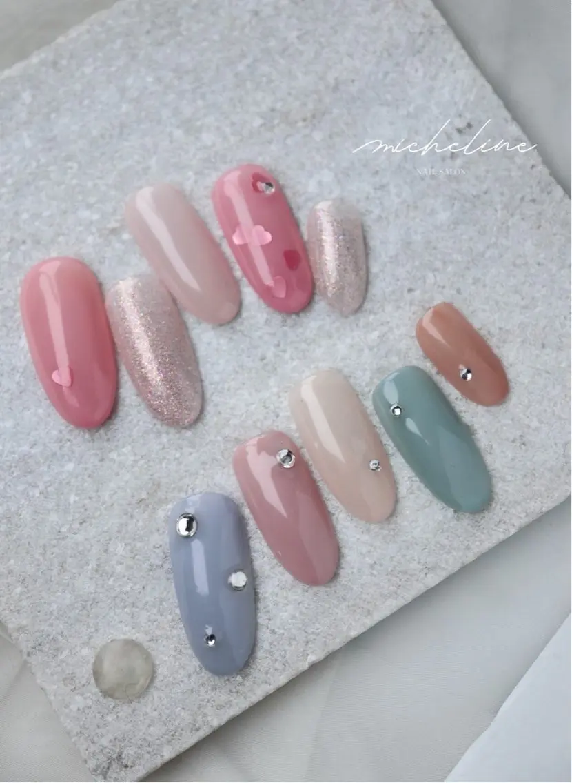 ネイル シンプルネイル micheline. りさのネイルデザイン