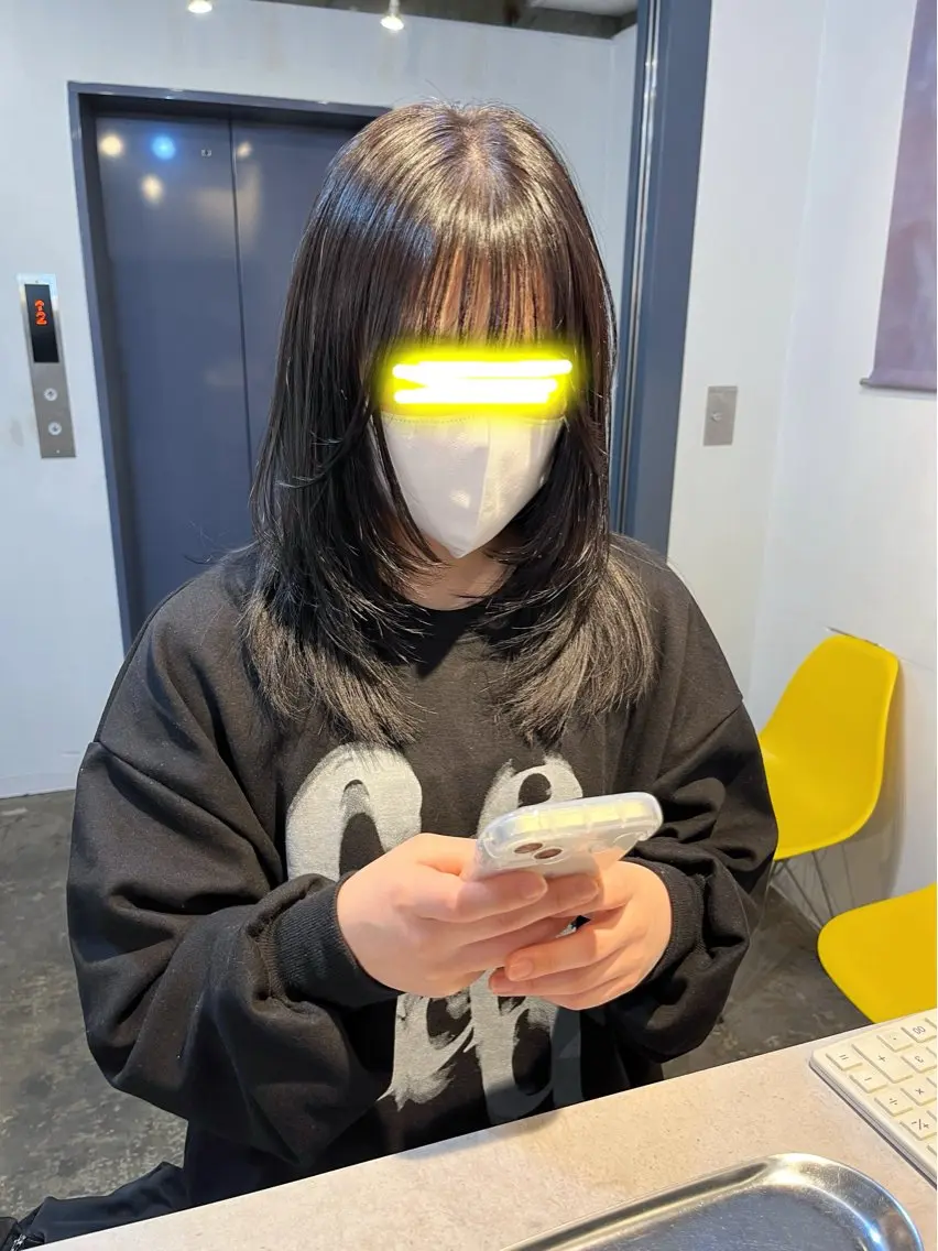 ミディアム カラー カット ヘアカラー トリートメント 🌛ダブルカラー 🌜SAYAKAのヘアスタイル