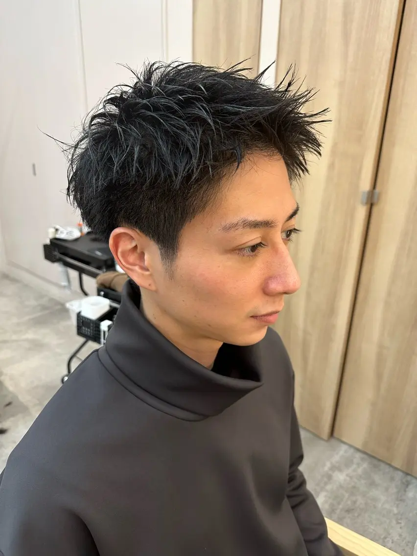 パーマ メンズ 北間 寛哉のヘアスタイル