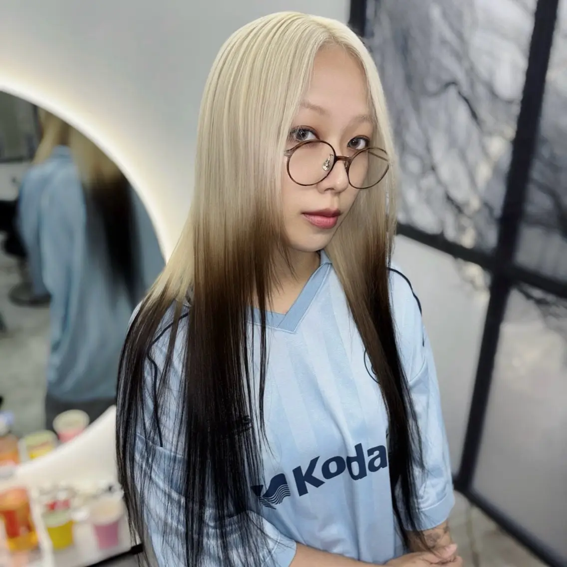 ロング カラー ヘアカラー Ren. 🦋デザインカラーのヘアスタイル