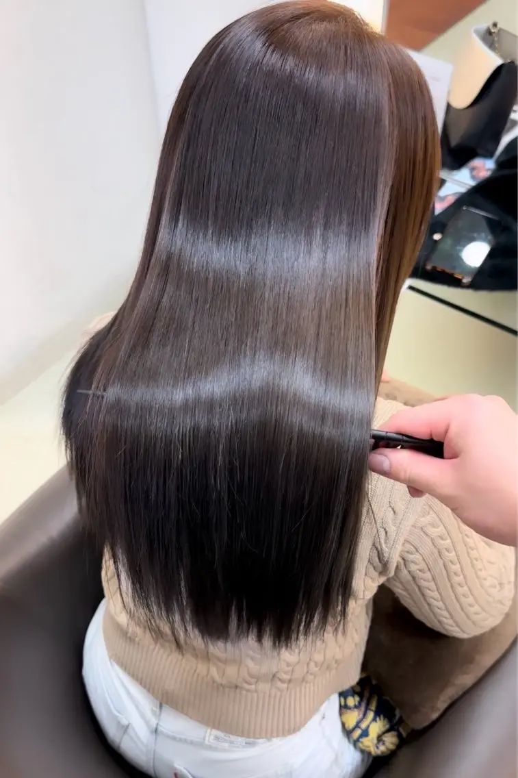 ミディアム カラー 髪質改善 三宅 壱輝のヘアスタイル