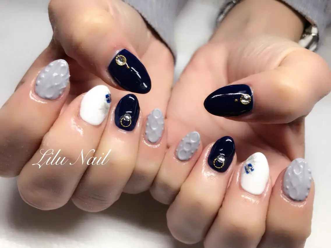 ネイル モチの良さ◉ フィルインネイル♡のネイルデザイン