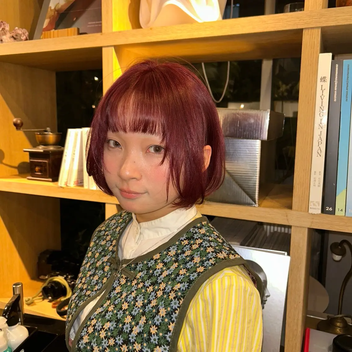 カラー ブリーチ ⭐️植田瑠菜⭐️ カラー／縮毛矯正のヘアスタイル