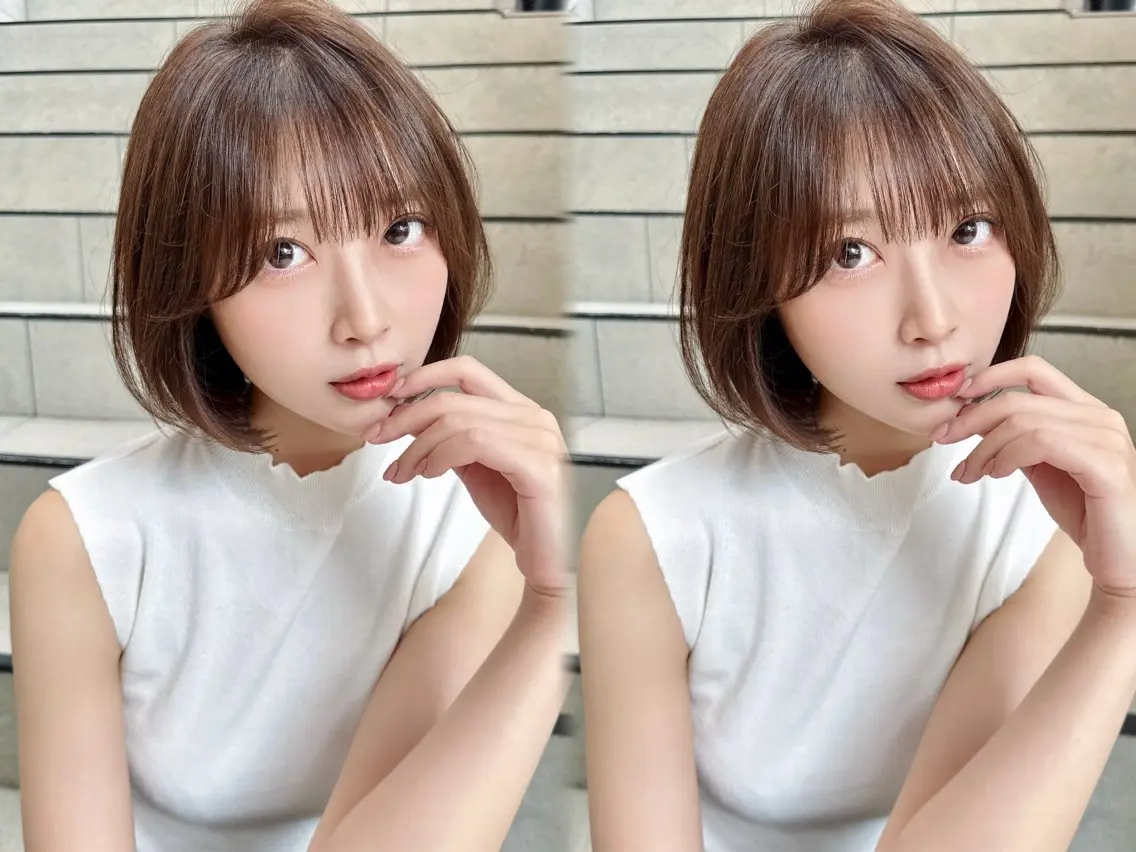 ショート カラー カット ヘアカラー トリートメント 縮毛矯正✨🫧 レイヤー川村利幸のヘアスタイル
